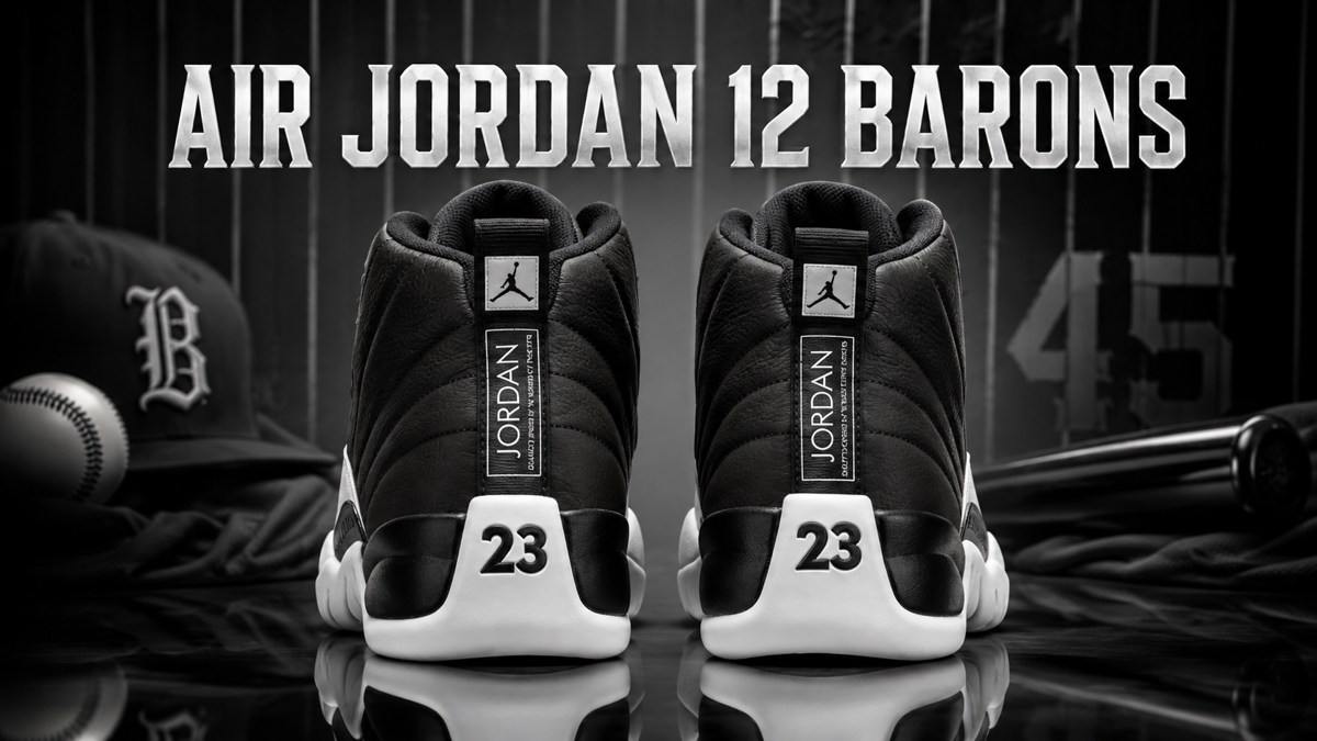 Air Jordan 12 'Barons': Where to Buy the Black-and-Grey AJ12 Now