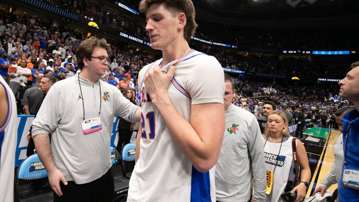 Florida’s Alex Condon Reacts After NBA Draft Decision on Monday
