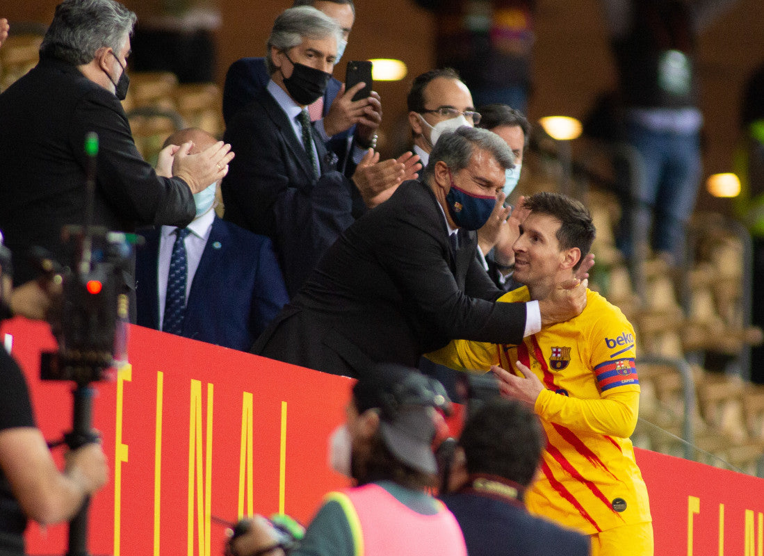 Lionel Messi's Barcelona Return: Tebas Rejects Xavi's Claims Against Laporta