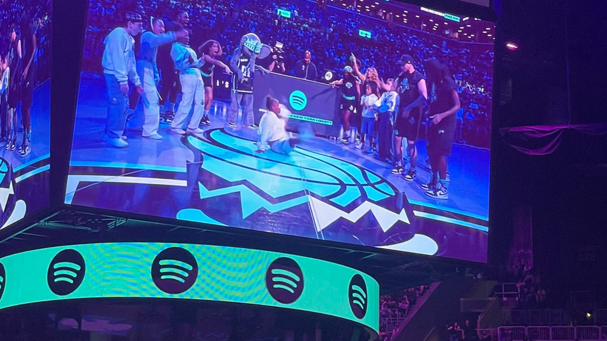 New York Liberty's Jumbotron Taunts Sophie Cunningham During Game
