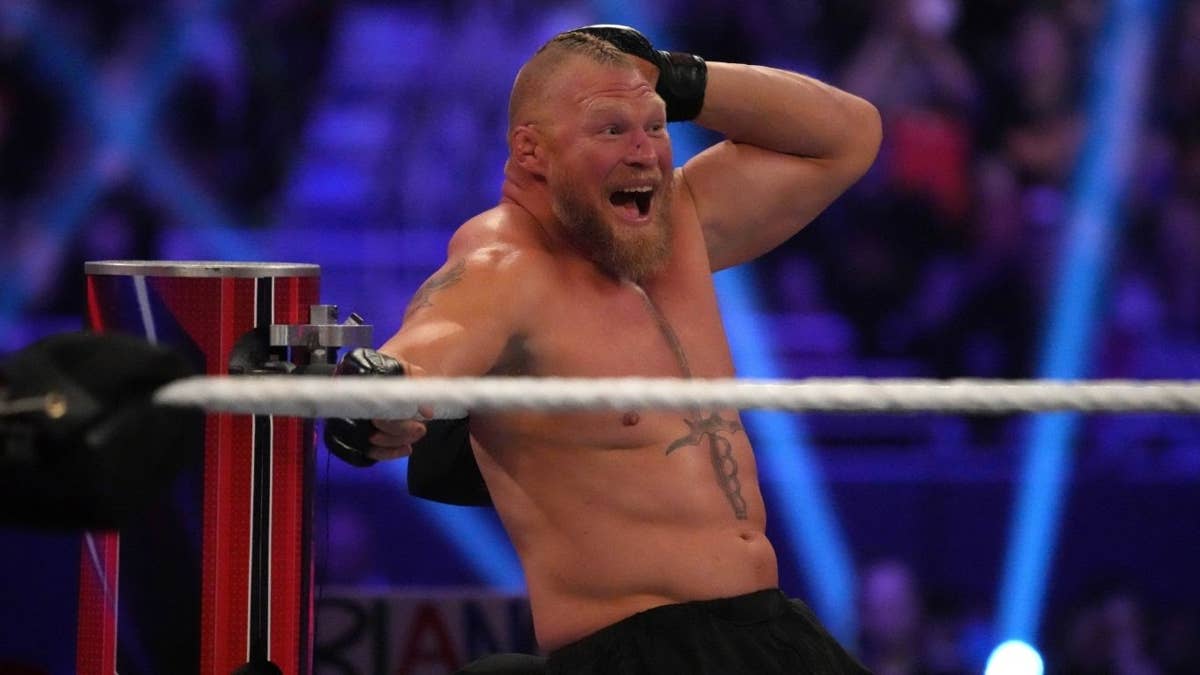 Brock Lesnar's New Look In Rare Public Appearance Draws Attention: 'How Are These Women Taller Than Him?'