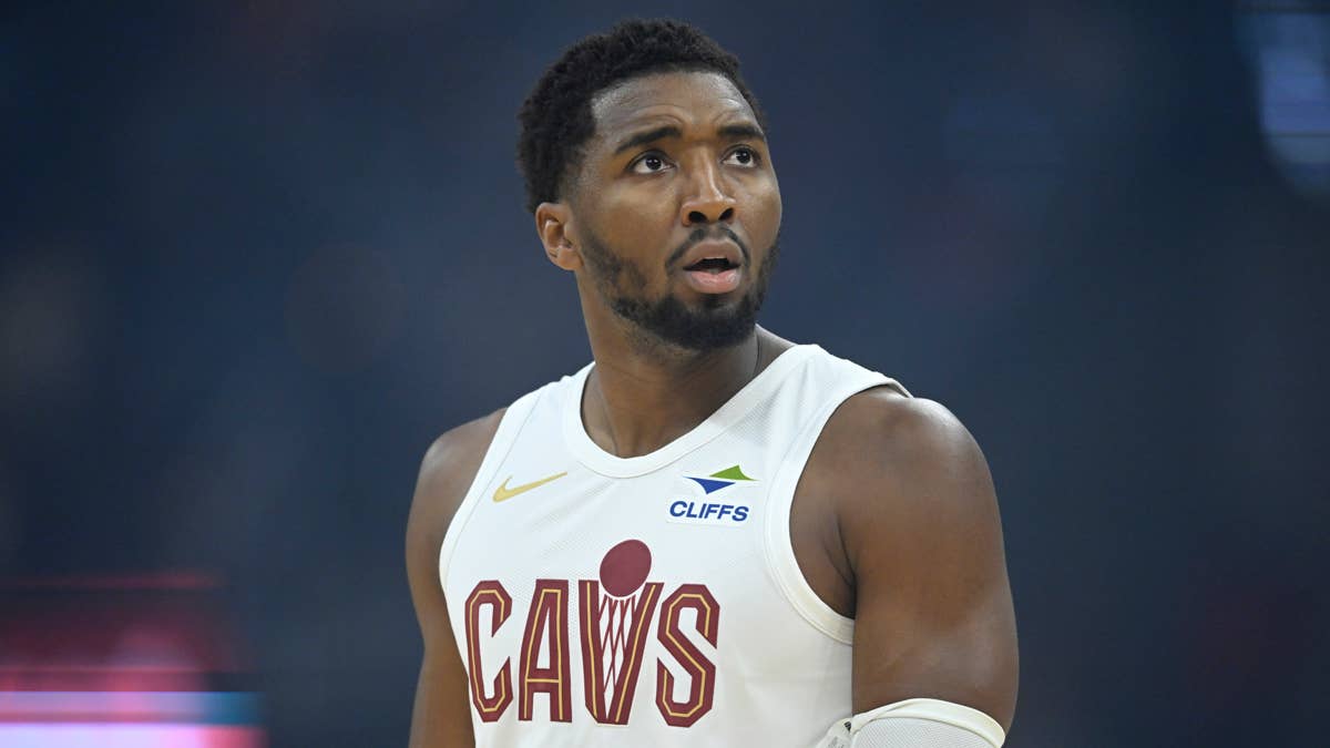 Donovan Mitchell's Actions on Cavaliers Bench During Game 4 Blowout