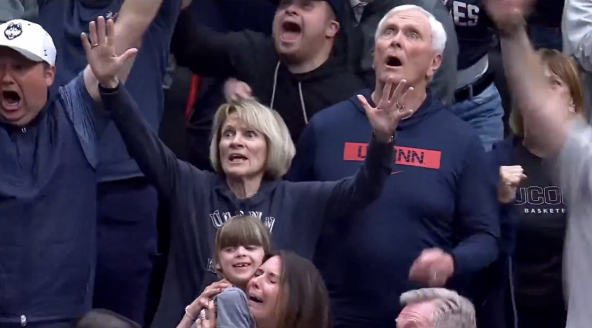 Video Caught Dan Hurley's Mom's Epic Reaction To UConn's Game-Winner