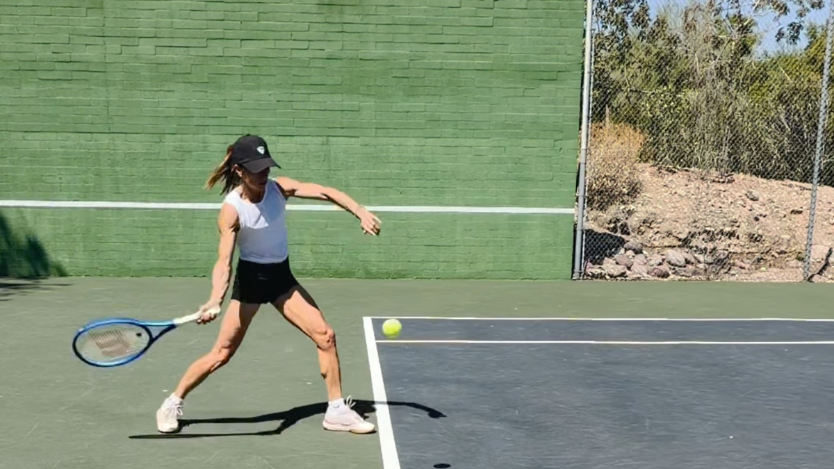 Danica Patrick Impresses With Tennis Video at 44