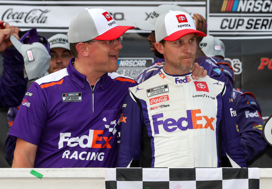 Denny Hamlin Responds to Joe Gibbs Racing Lawsuit Against Chris Gabehart
