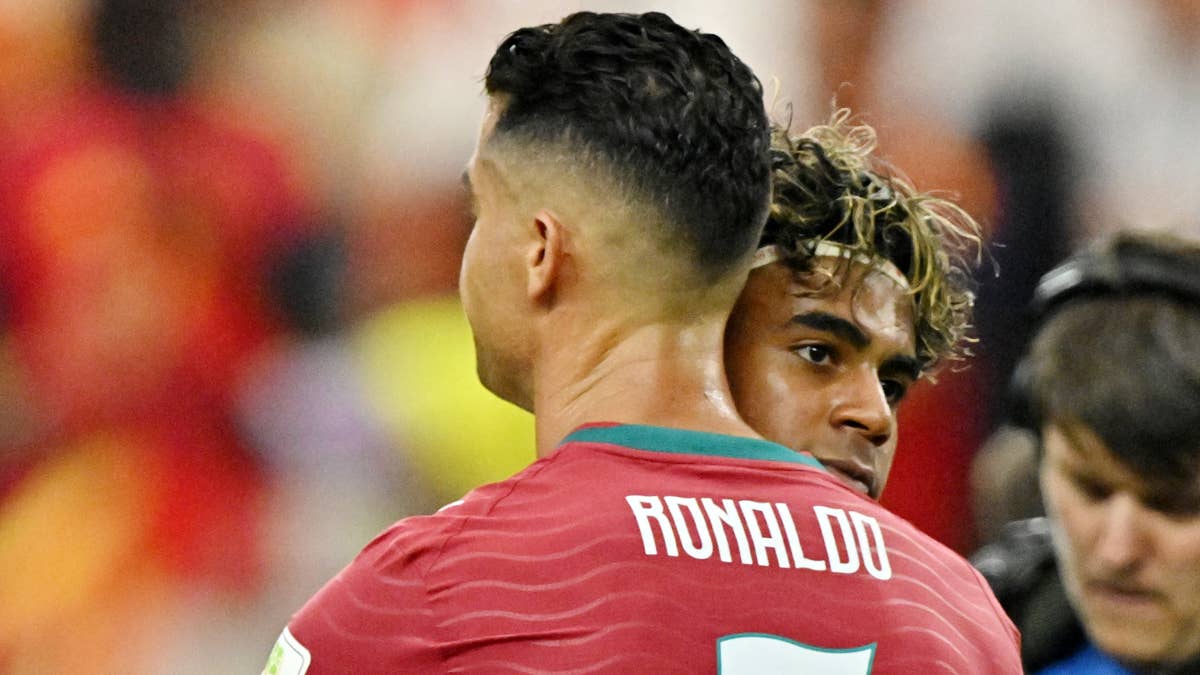 Postgame Moment Between Lamine Yamal and Cristiano Ronaldo Catches Attention