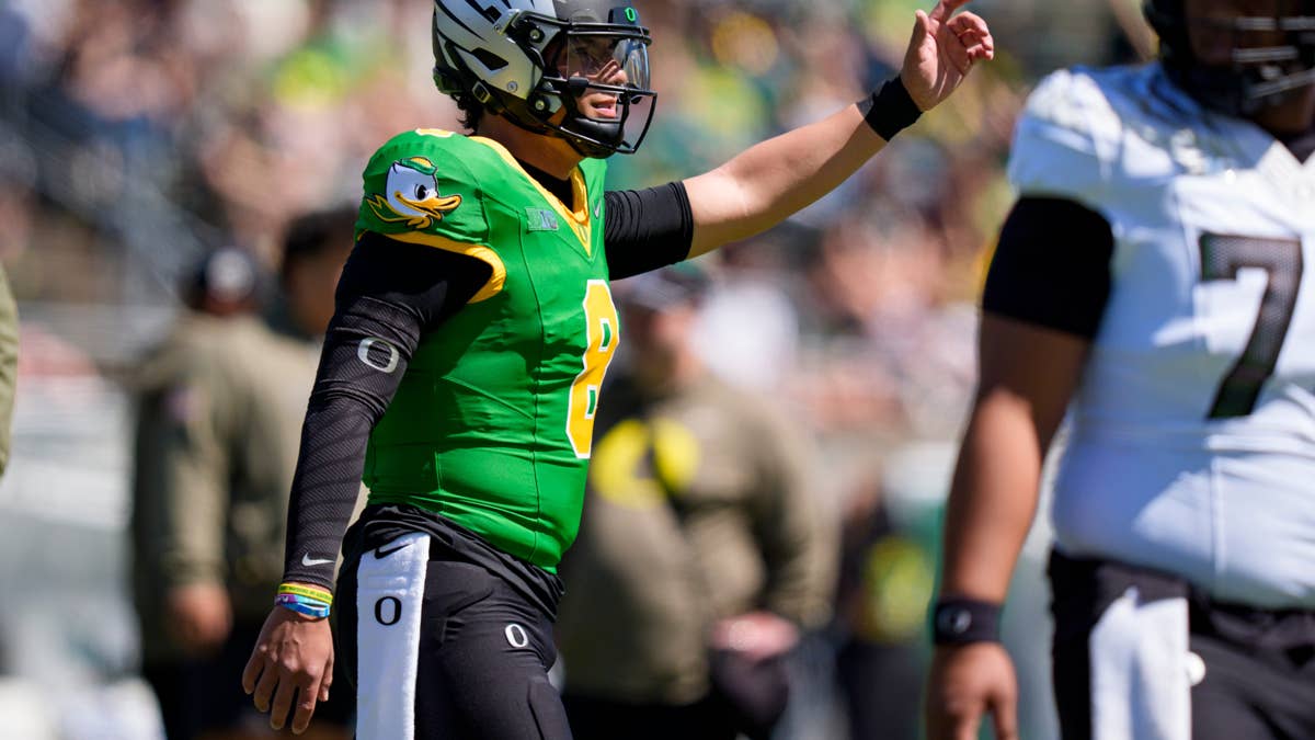 Oregon Benches Dylan Raiola For 'Revenge Game' vs. Nebraska