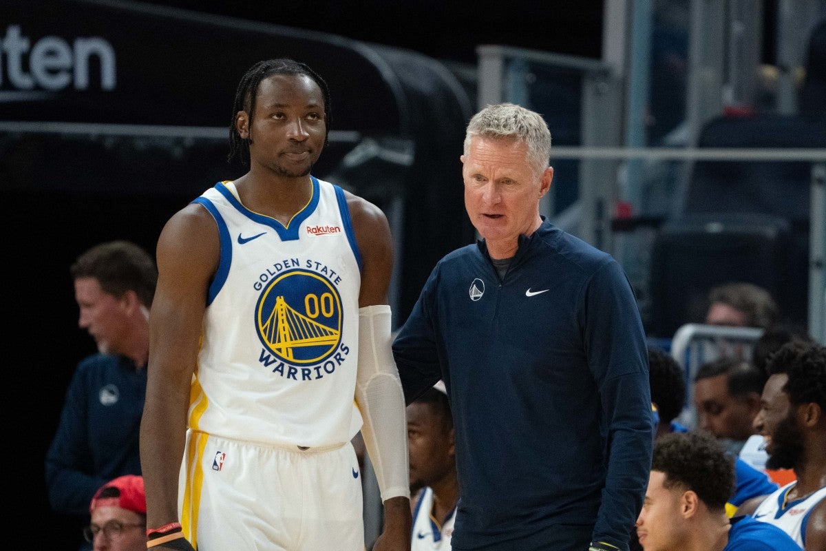 Warriors' Steve Kerr Makes Jonathan Kuminga Admission Before Hawks Game