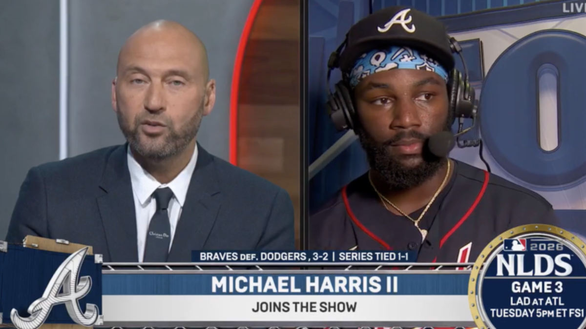 Derek Jeter Embarrassed Himself With His 'Ridiculous' Postgame Question To Braves Star Michael Harris II After Game 2 Win vs. Dodgers