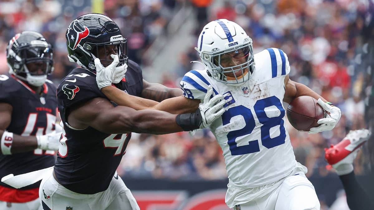 Colts' Jonathan Taylor Has 4 Rushing TDs, but the Commanders Have Allowed 0 All Season