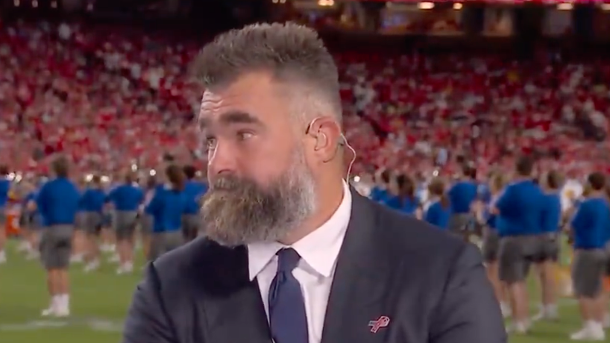 Jason Kelce Criticized For 'Hideous' Monday Night Football Outfit