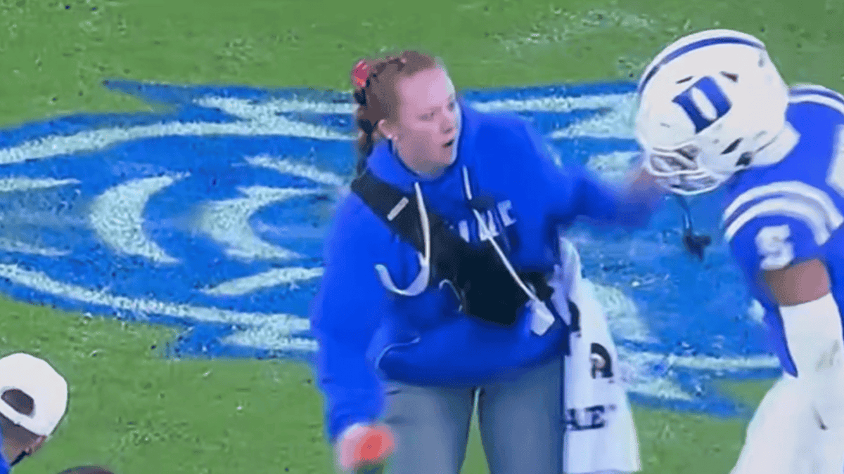Duke Football Player May Be In Serious Trouble After Swatting Female Medical Staffer's Arm Today