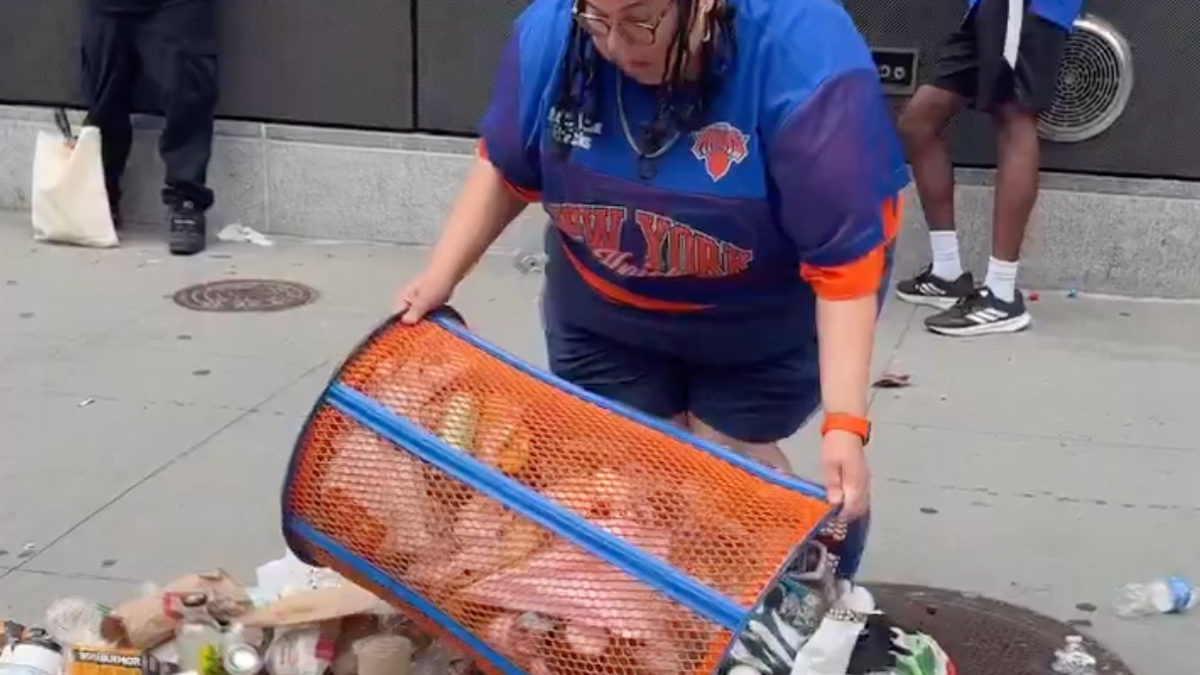 Knicks Fan Who Stole Trash Can Identified, Fired From Job