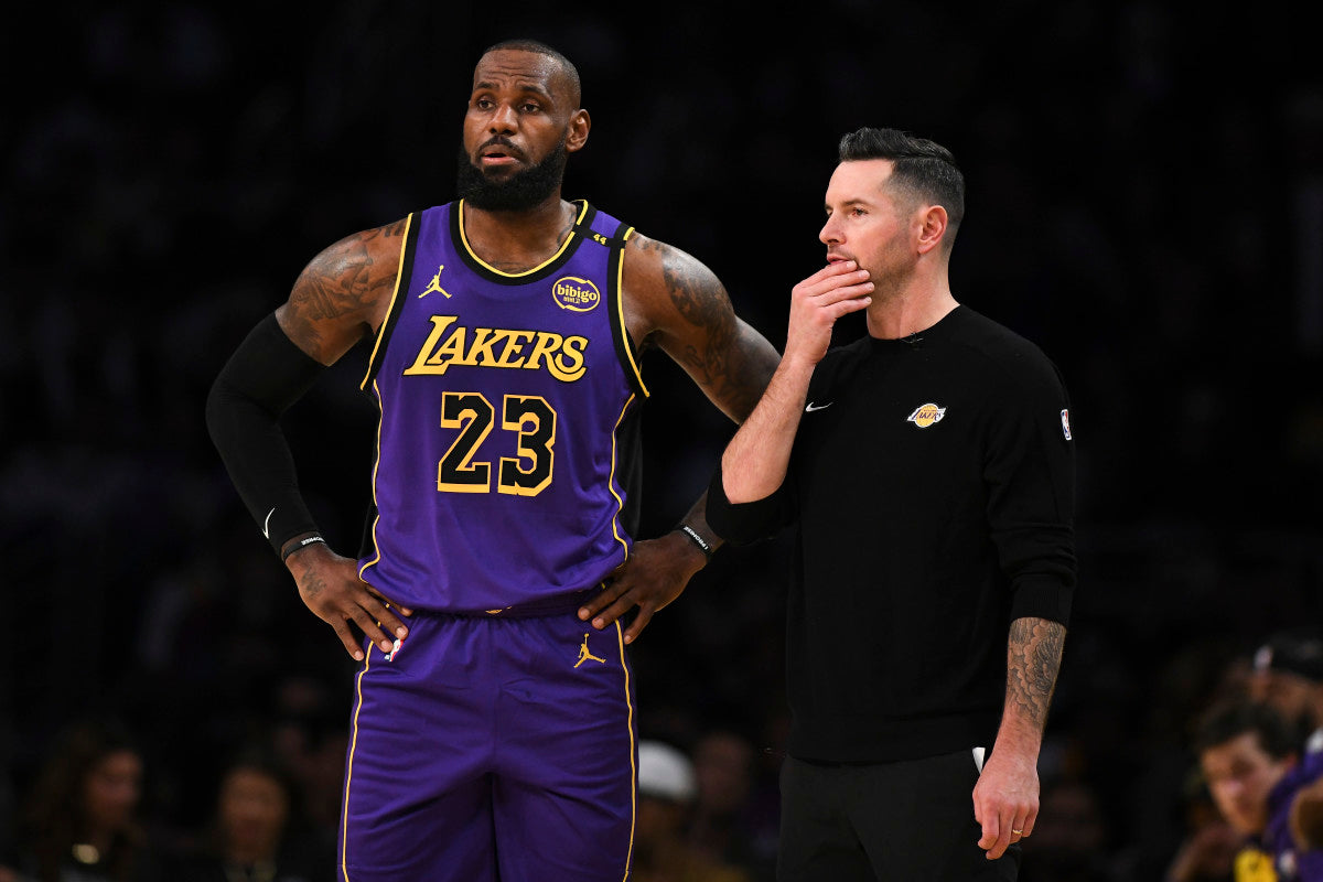 Lakers' JJ Redick Had No Words for LeBron James on Monday