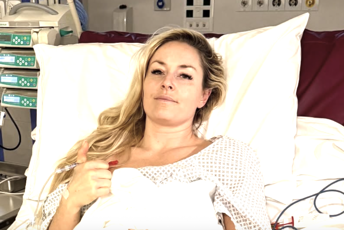 Prayers Pouring In For Lindsey Vonn On Wednesday Night