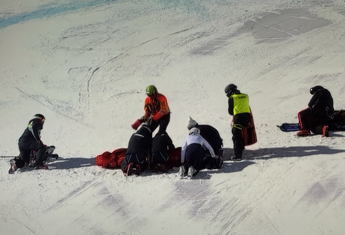 NBC Announcers Horrified By Lindsey Vonn's Crash Sunday