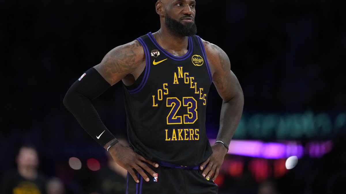 Cameras Catch LeBron James' Testy Exchange With Courtside Fan