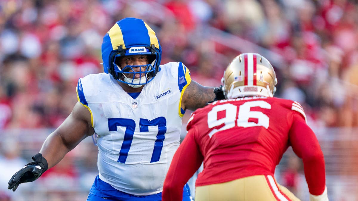 Who Plays Left Tackle for the Rams vs. the Cardinals With Alaric Jackson Suspended?