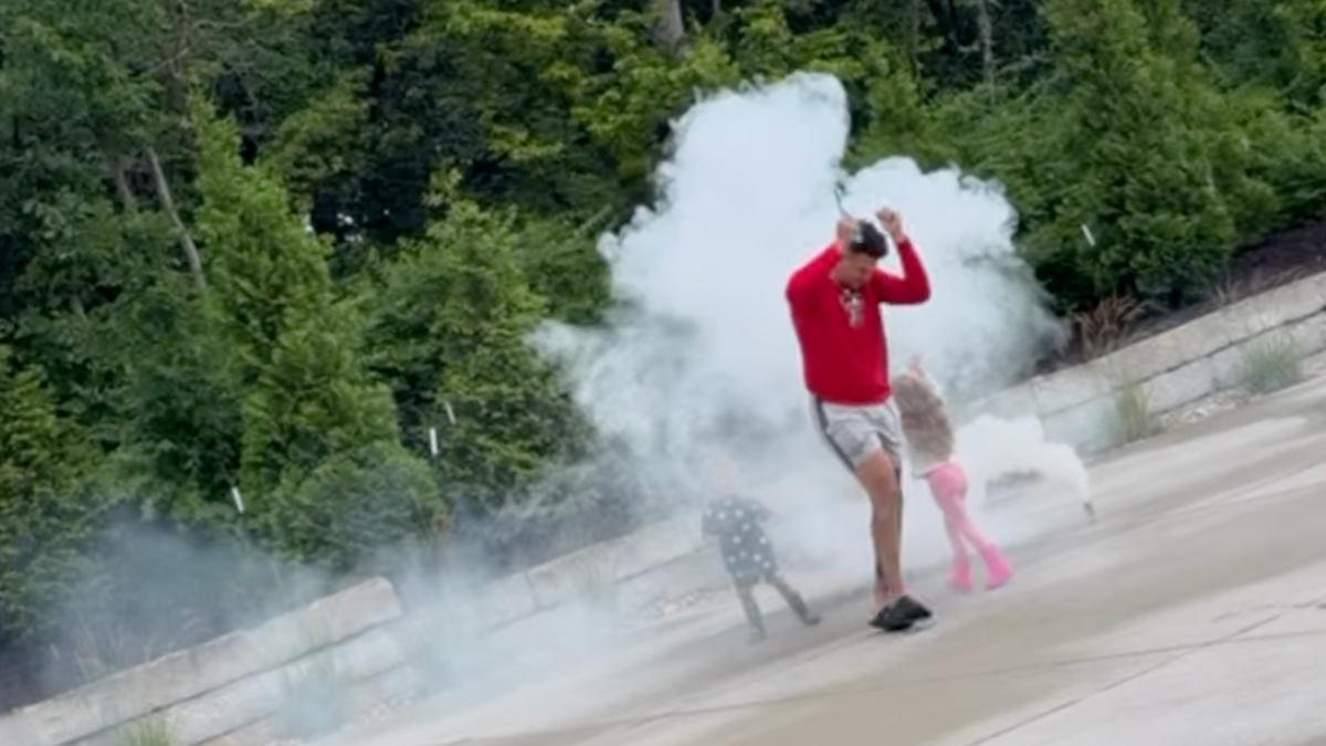 Patrick Mahomes Worries NFL Fans After Setting Off His Own Fireworks