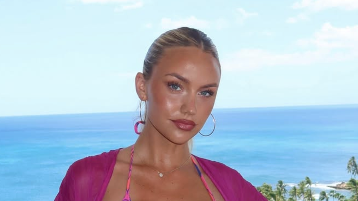 Jaxson Dart's Girlfriend Sends NFL Fans Into Frenzy Over Pink Swimsuit Photo