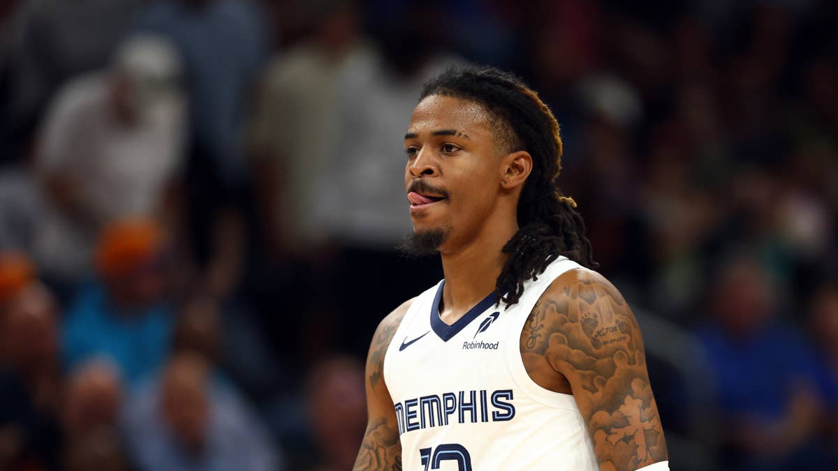 Ja Morant's Grizzlies Tattoo Is Trending After Trade to Blazers