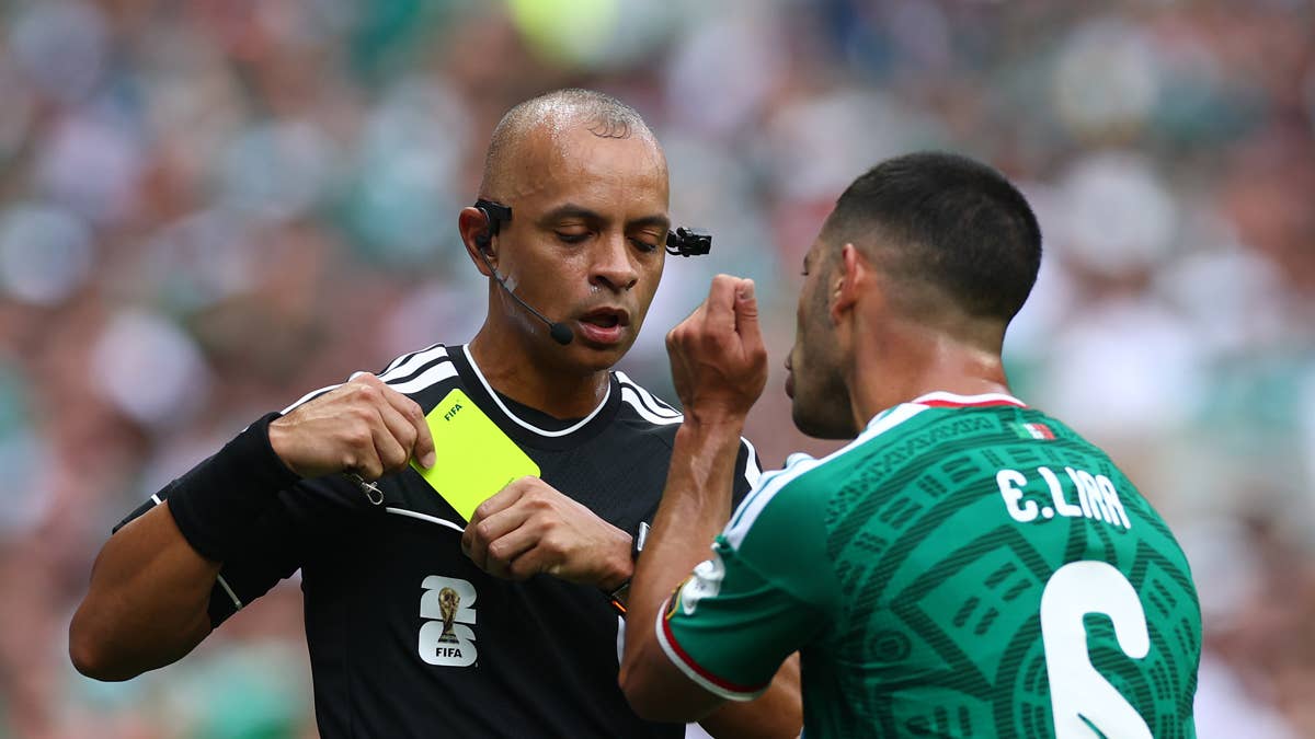 Who is the Referee in Mexico vs. South Africa World Cup Match?