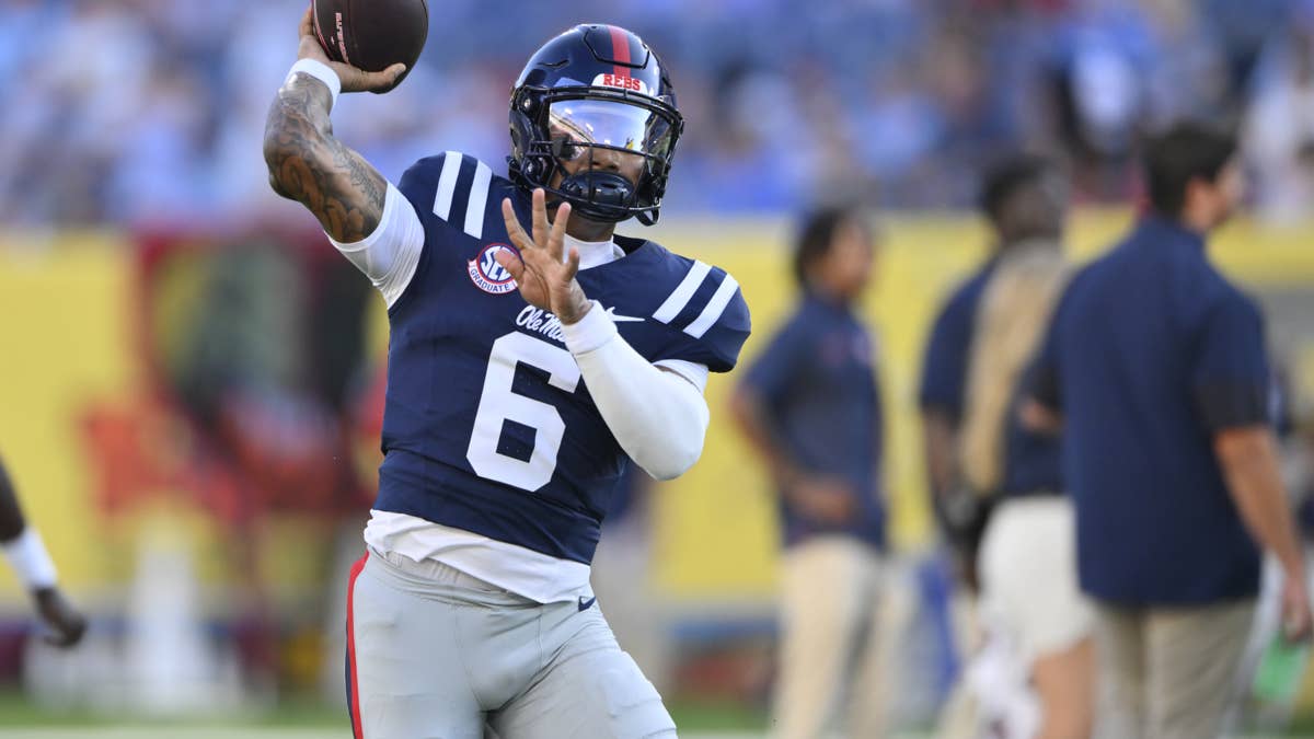 Trinidad Chambliss Voices Frustration After Ole Miss’ Week 1 Scare