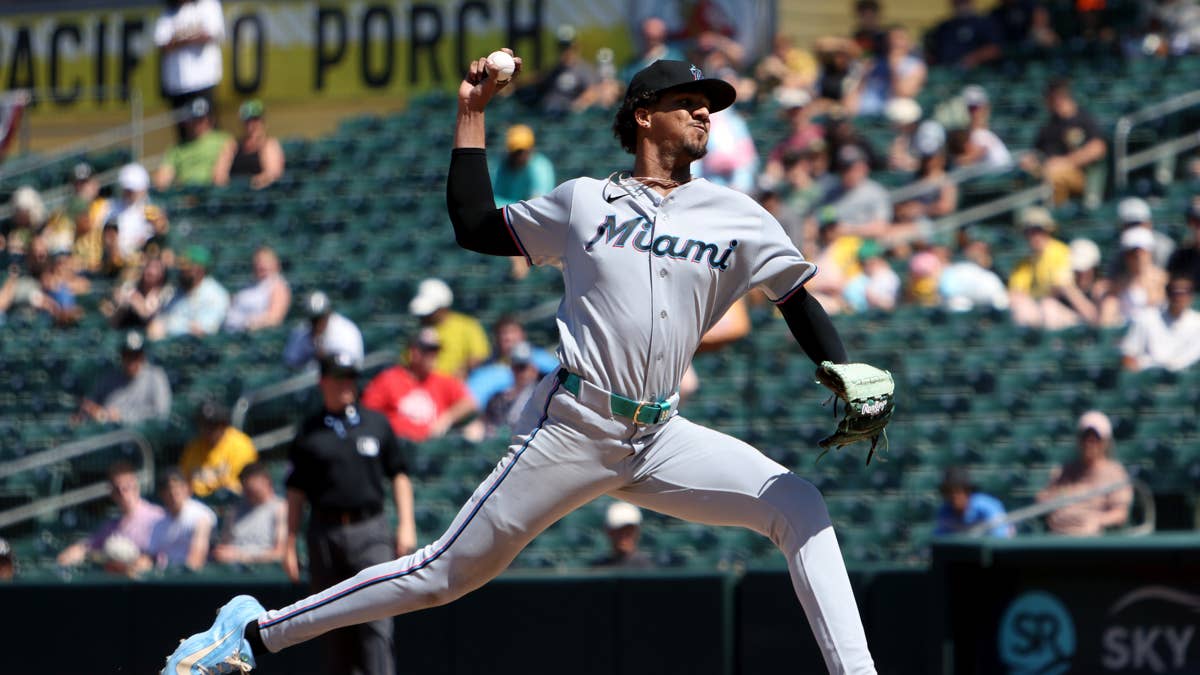 Marlins Make Controversial Eury Perez In-Game Decision vs Athletics