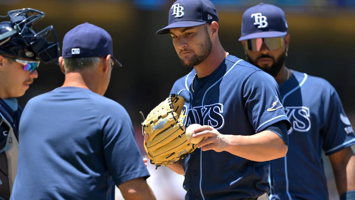 Rays Announce Reason For Shane McClanahan's Early Exit in Rangers Game