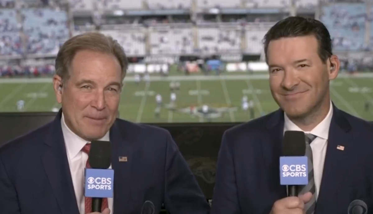 CBS Sports Accused Of Lying About Jim Nantz, Tony Romo