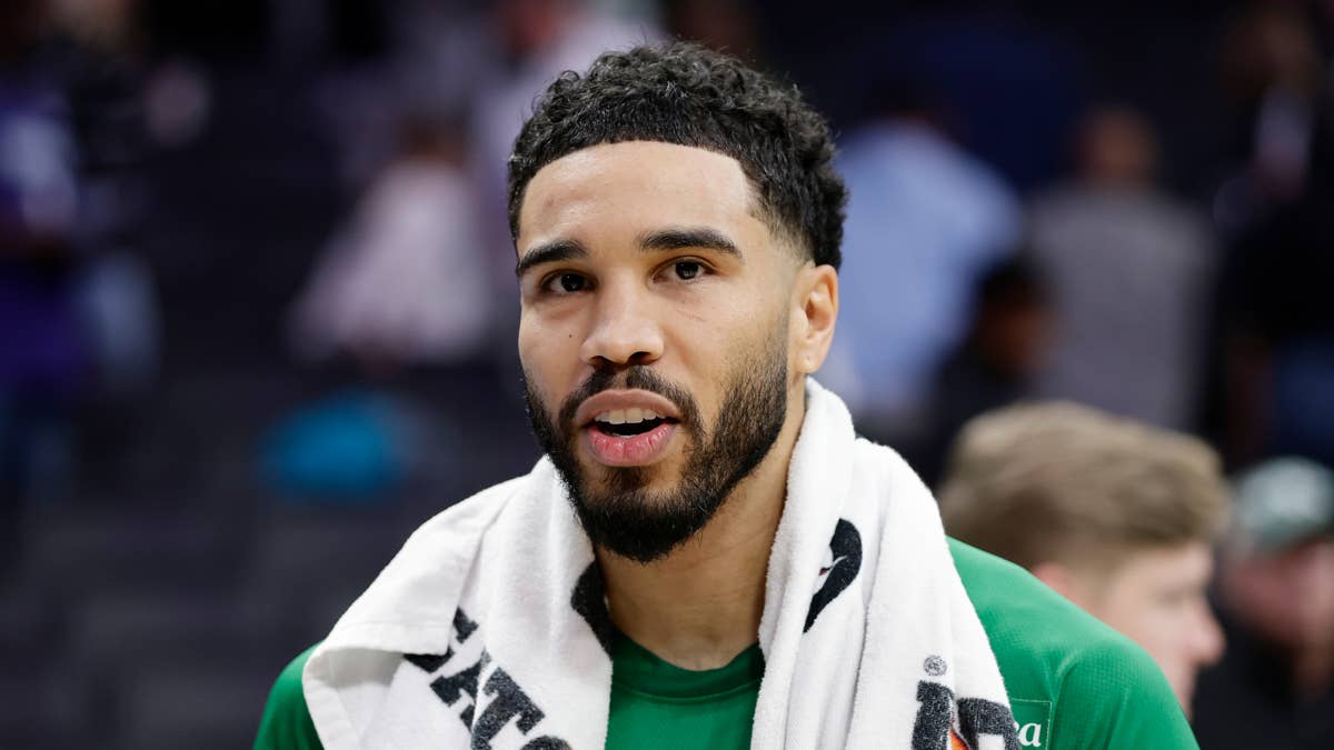 Jayson Tatum Reacts to Derrick White Announcement on Thursday