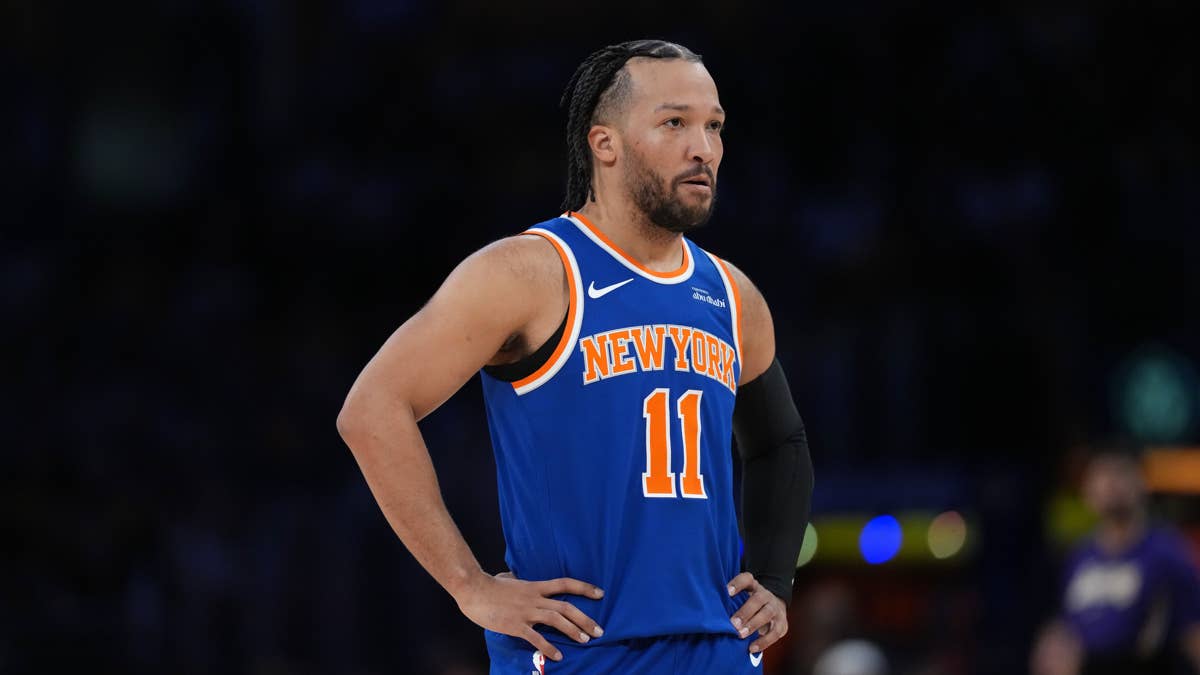 Knicks' Jalen Brunson Has Blunt Reaction to Question About NBA Finals Trophy