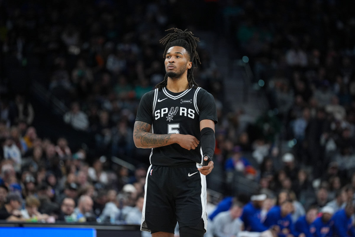 Spurs Announce Stephon Castle News After Leaving Lakers Game