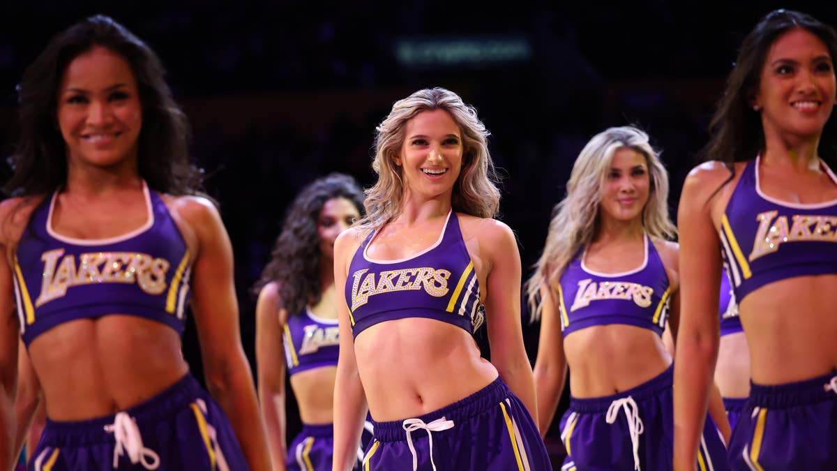 The Laker Girls Have Officially Added A Uniform Patch