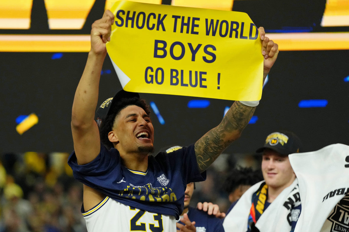 Michigan Star Yaxel Lendeborg Thanks ‘Superwoman’ Mom in Championship Celebration
