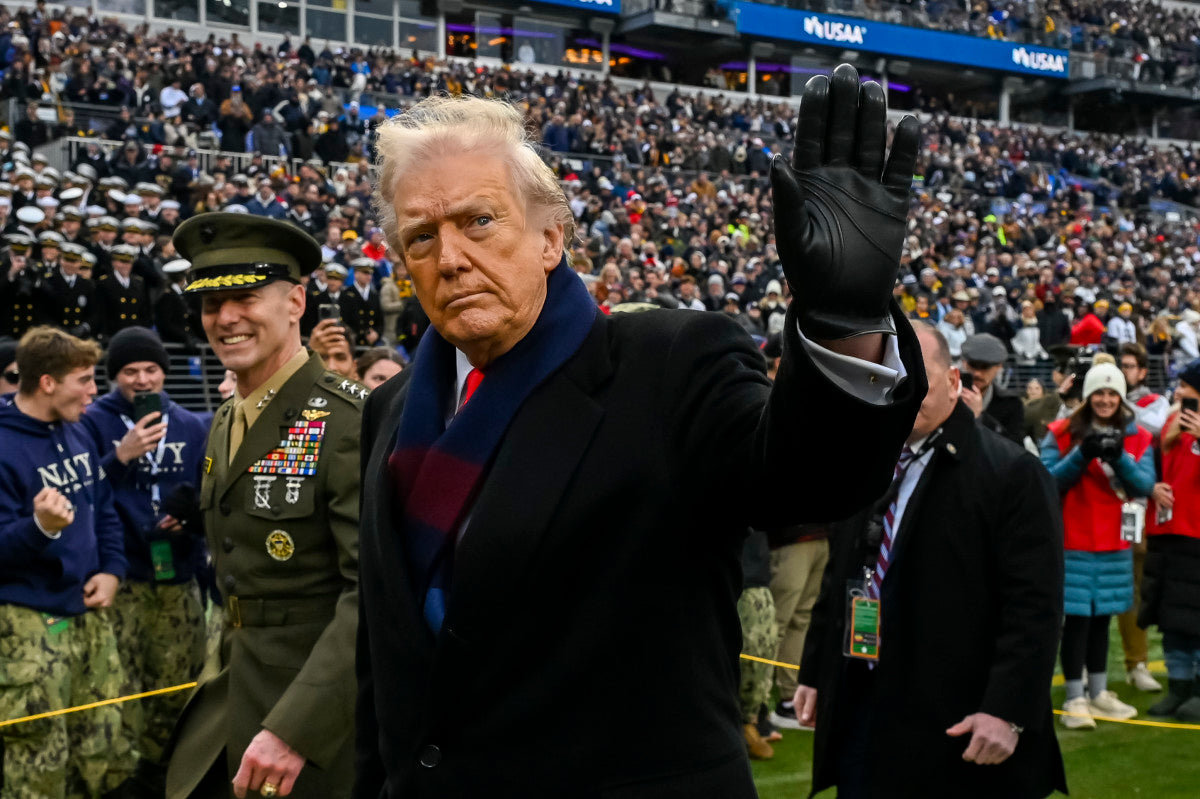 President Trump Signs Executive Order For Army-Navy Game
