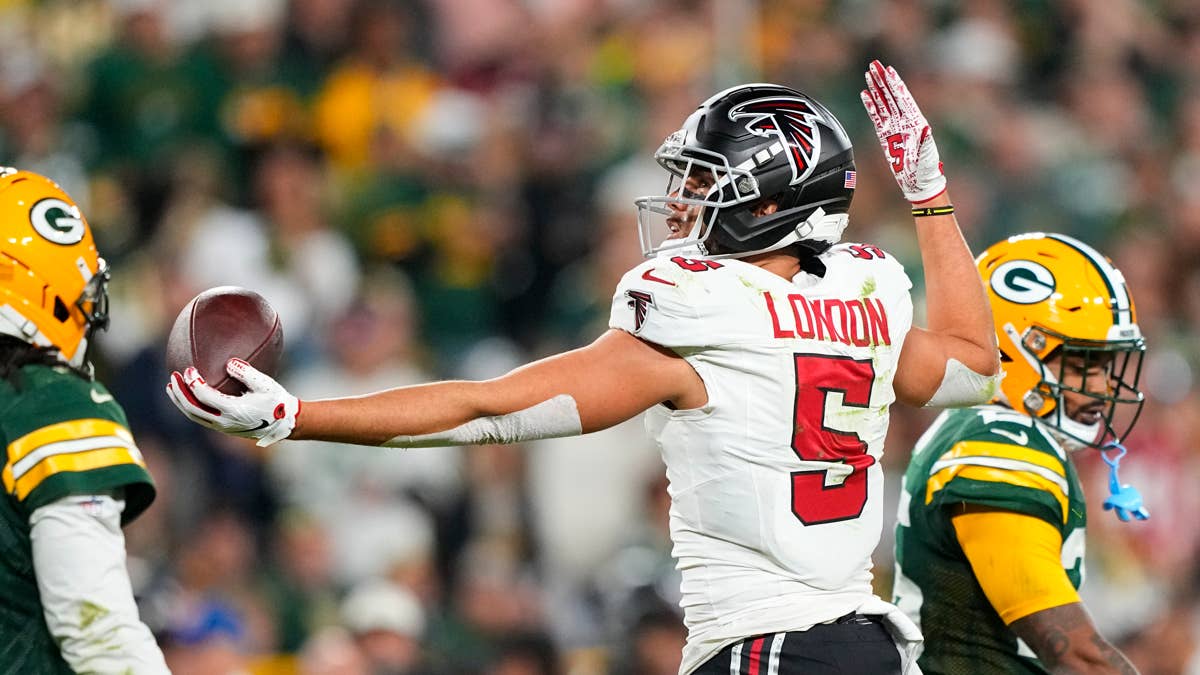 Atlanta Falcons Wide Receiver Drake London Make PFFs Team of The Week for Week 3
