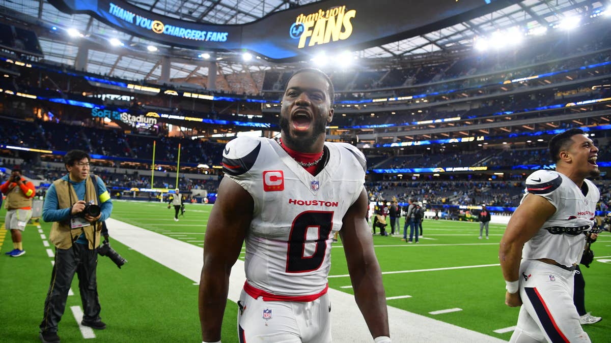 NFL Threatened To 'Remove' Texans Star Azeez Al-Shaair For Eyeblack