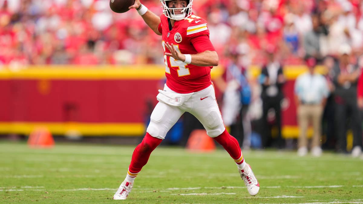 Kansas City Chiefs Rookie Quarterback Sees First NFL Preseason Action Saturday