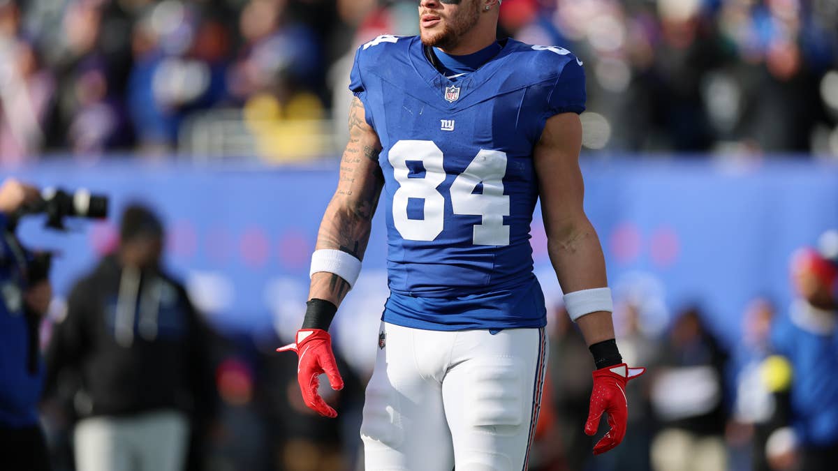 Giants Make Decision on TE Theo Johnson for Week 7
