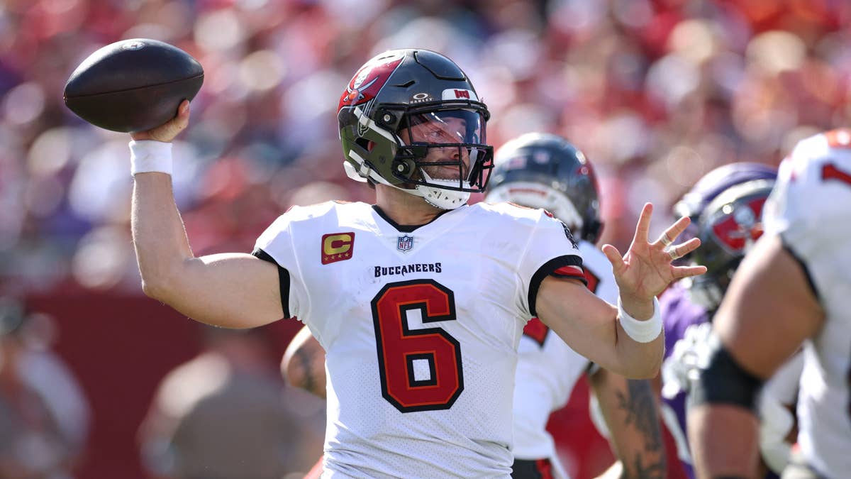 Will Baker Mayfield Start vs. Panthers? Todd Bowles Sets a Friday Deadline After First Practice