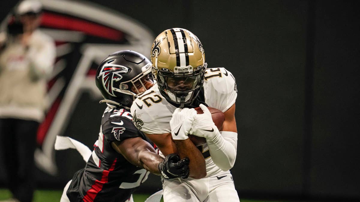 Chris Olave's 537 Yards Run Into Jevon Holland's NFL-Leading 3 Picks in Saints-Giants Showdown