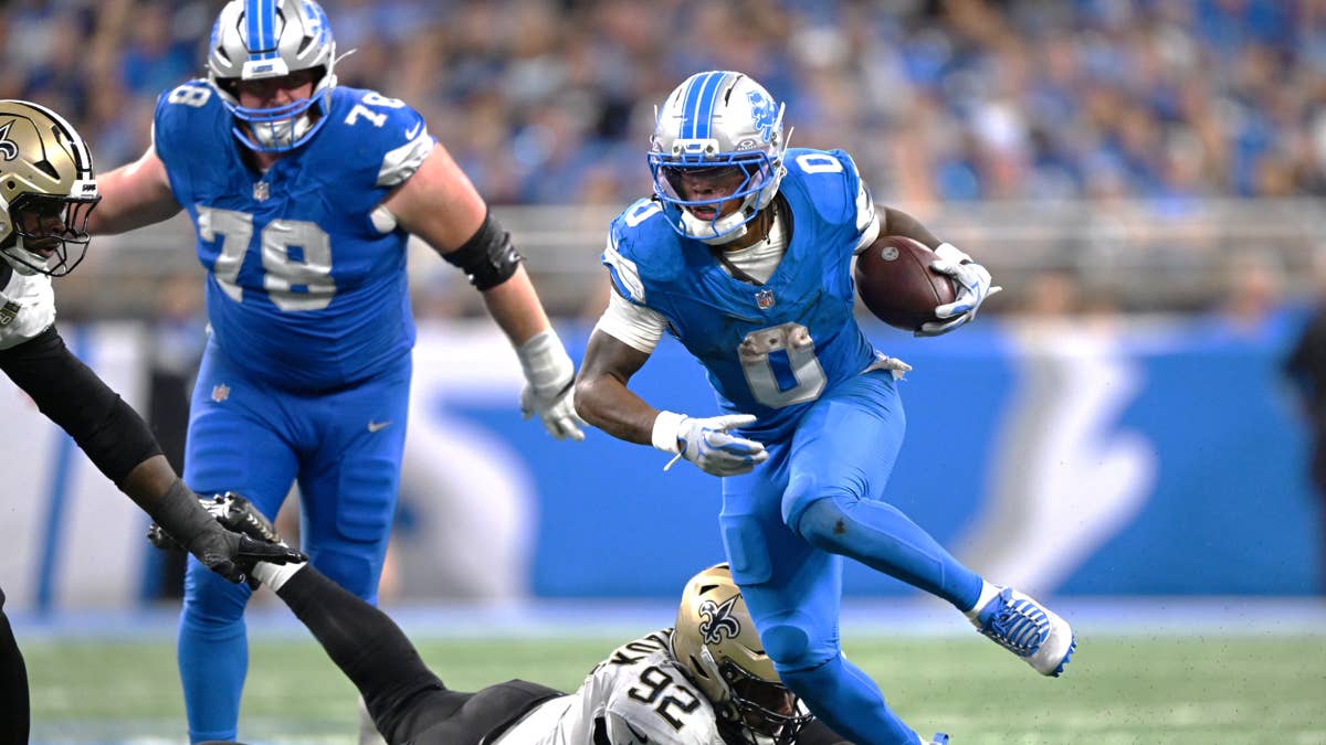 Lions RB Jahmyr Gibbs Makes Feelings Clear After Massive Week 1 Workload