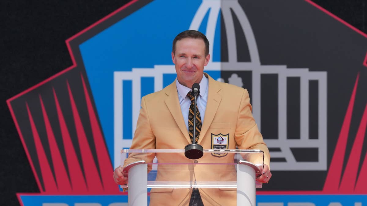 'Who Is That?' - NFL Fans Not Happy With Drew Brees' Hall Of Fame Bust