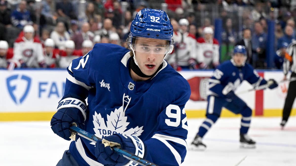 Gavin McKenna calls Maple Leafs debut ‘a lot of fun’ after he finishes minus-2 with no points in first NHL game