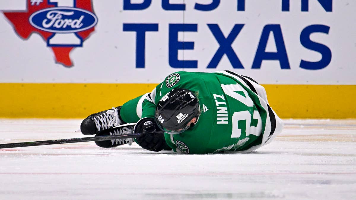 Stars' Roope Hintz Gives Injury Update After Brandon Carlo's Ejection for Knee-on-Knee Hit