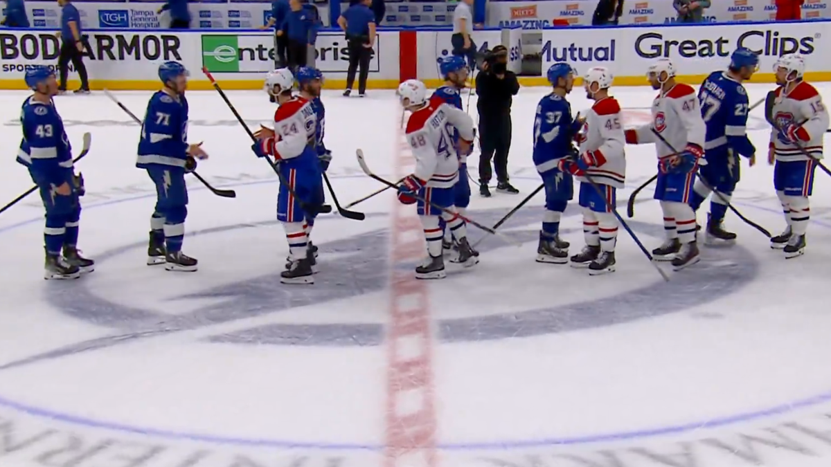 Lightning, Canadiens Players Show What True Sportsmanship Really Is