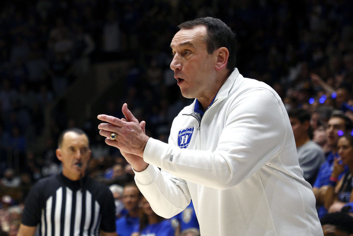 Coach K Responds To Accusations That He Dyes His Hair Black