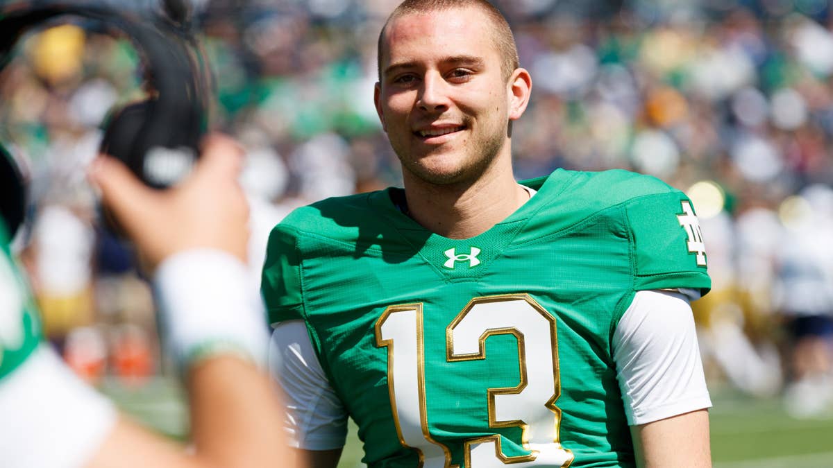 Notre Dame QB CJ Carr Has Big Expectations for Former 5-Star Recruit