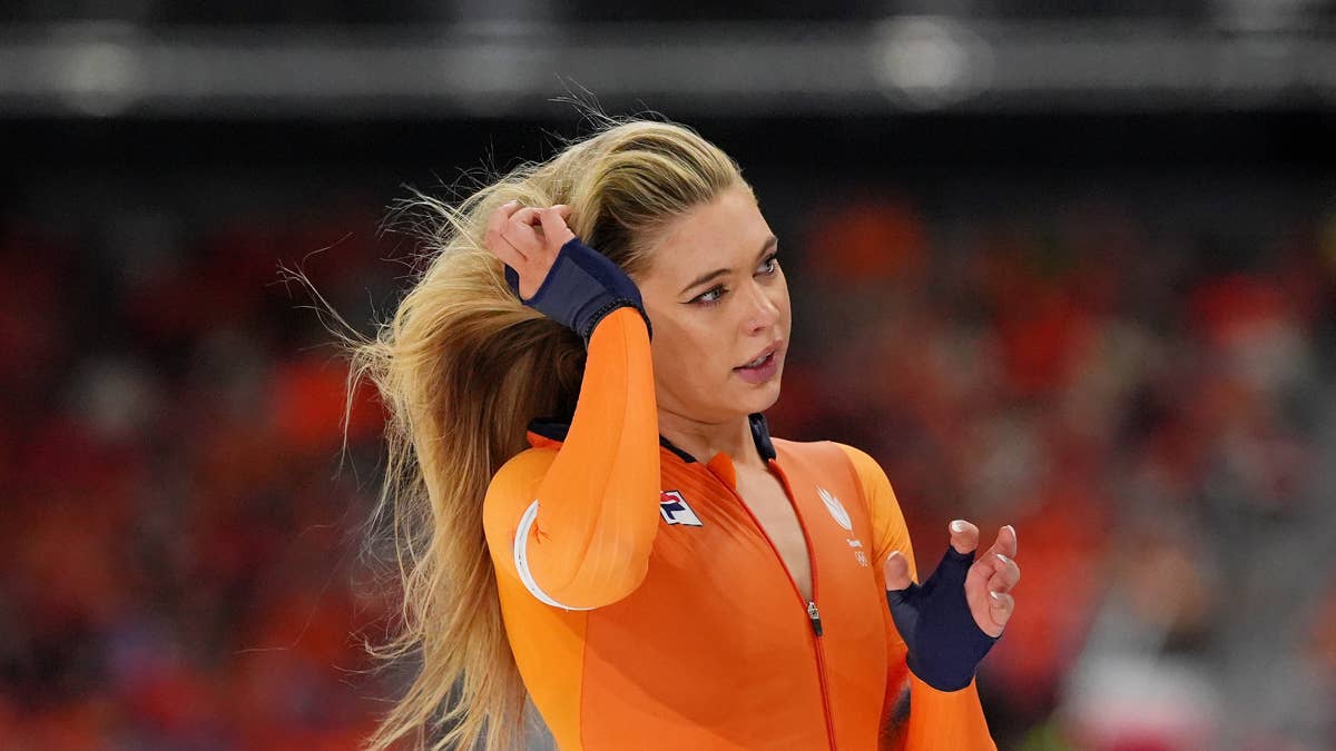 Olympics Star Jutta Leerdam's Thigh-Slit Outfit for White Party Grabs Attention